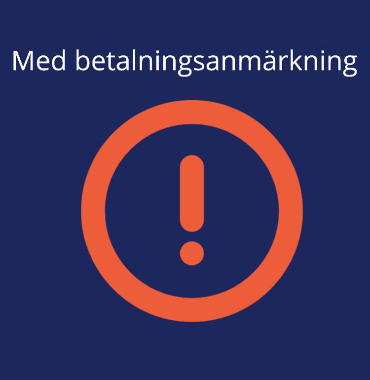 Med betalingsanmärkning